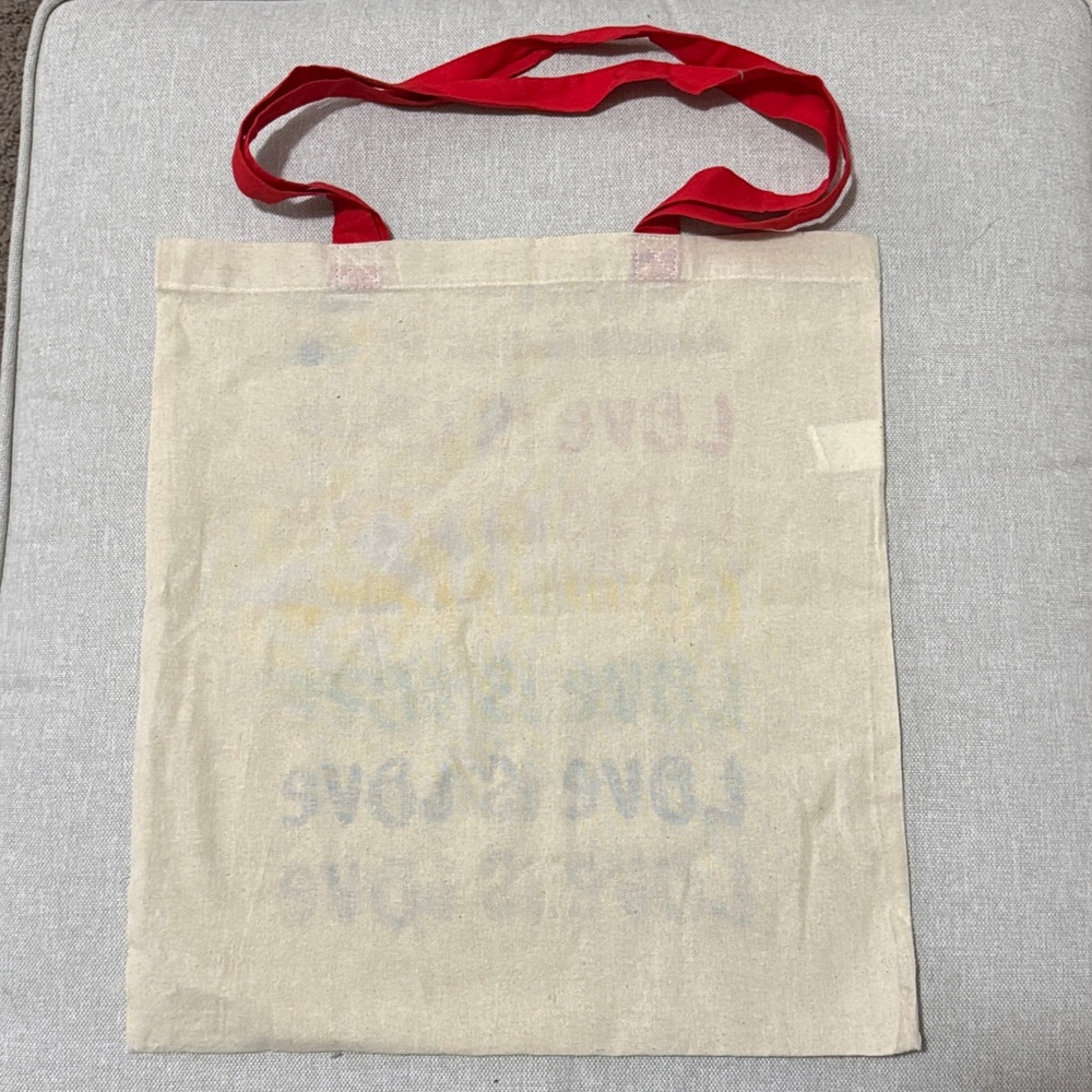 NWOT Cloth Shoppers Tote Bag-“Love is Love” Single Sided Front Logo - Picture 2 of 12